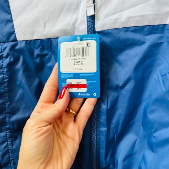 Columbia Two-Tone Blue and White Jacket - Picture 2 of 8